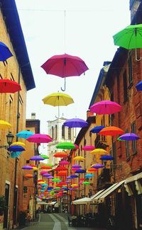 Colorful built structure against sky