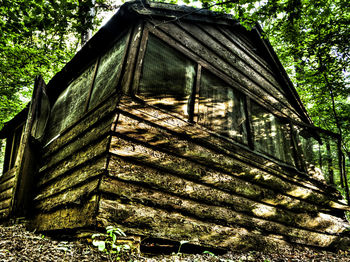 View of abandoned house