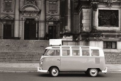 Vintage car in city
