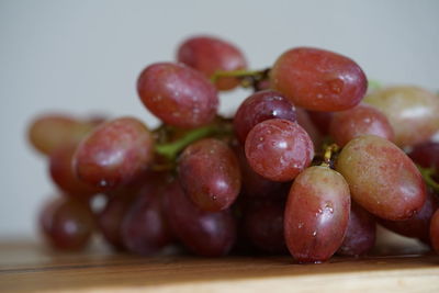 Close-up of fruits on table