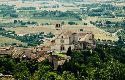 Aerial view of city