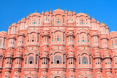 Low angle view of historical building against sky