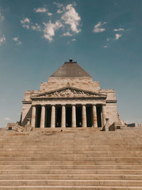 Low angle view of temple