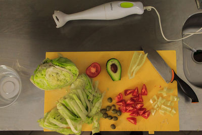 Close-up of food on table