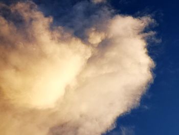 Low angle view of clouds in sky