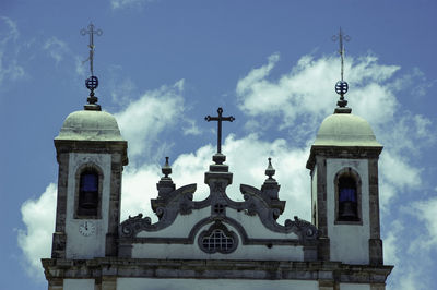 Low angle view of building against sky