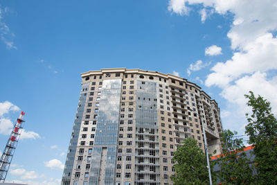 Low angle view of building against sky