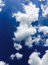 Low angle view of cloudy sky