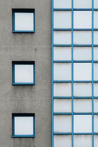 Low angle view of window on building