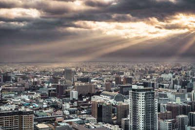 Cityscape against sky