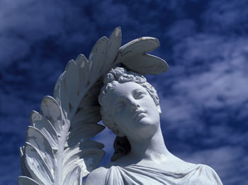 Low angle view of statue