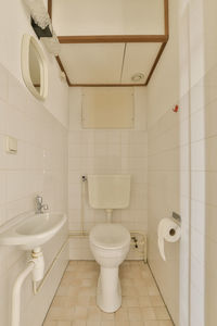 Interior of bathroom