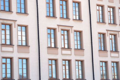 Full frame shot of residential building