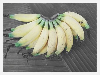 High angle view of bananas