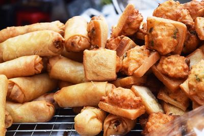 Close-up of fried food