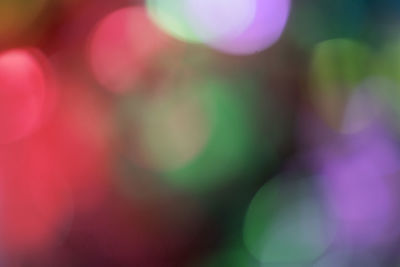 Close-up of multi colored blurred background