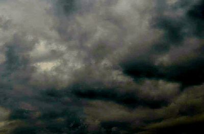 Low angle view of cloudy sky