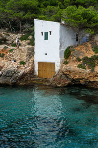 View of building by sea