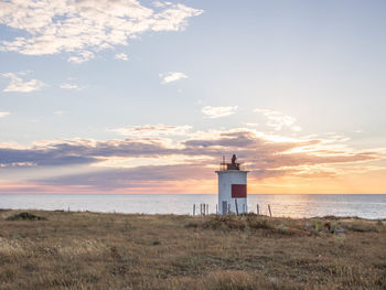 Lighthouse on beach