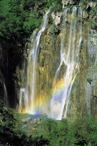 Waterfalls in the plitivce lakes, croatia