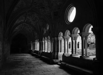 Corridor of old building