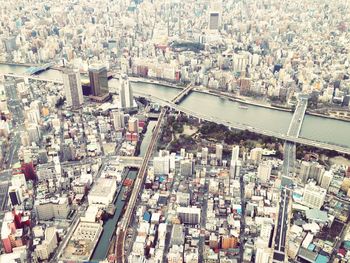 Aerial view of cityscape