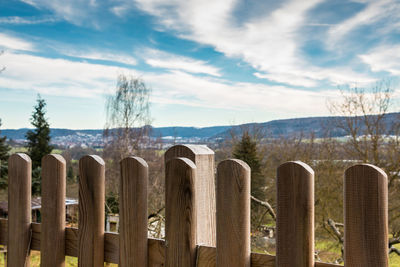 Panoramic view of landscape against sky