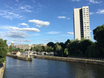 View of city at waterfront