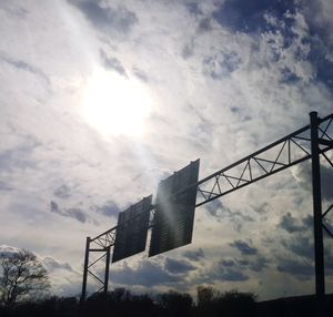 Low angle view of cloudy sky