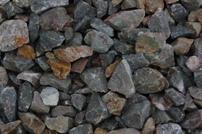 Full frame shot of stones