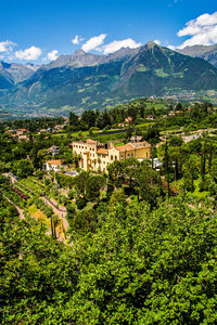 Nice view in meran italy