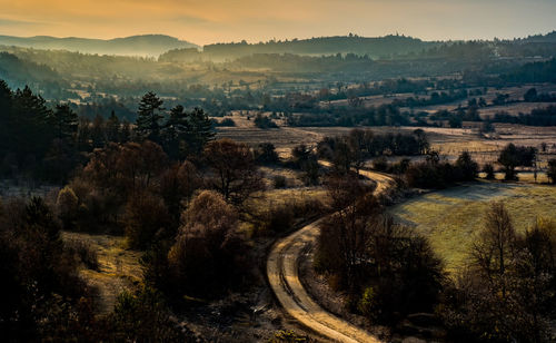 Scenic view of landscape against sky
