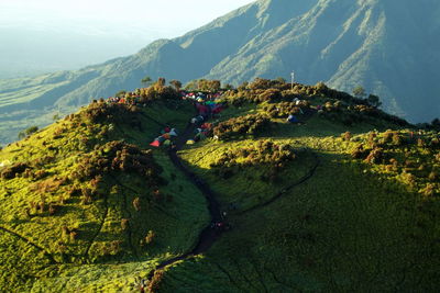 Scenic view of mountains