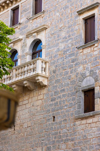 Low angle view of old building