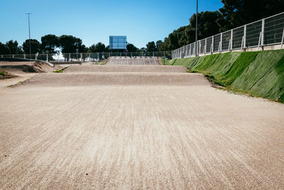 Surface level of bmx race