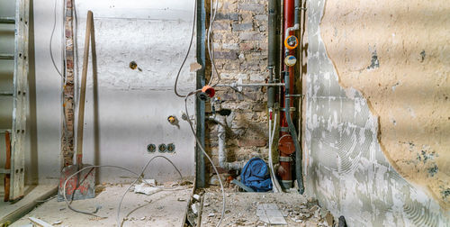 Man working at construction site