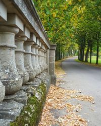 Walkway leading to footpath