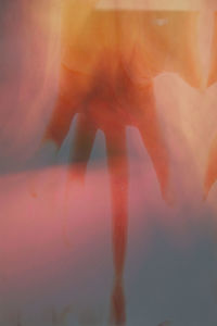 Defocused image of sky during sunset