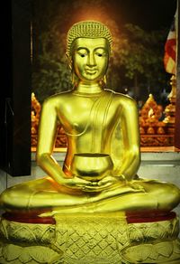 Statue of buddha in temple