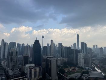 Cityscape against sky