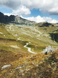 Scenic view of landscape against sky