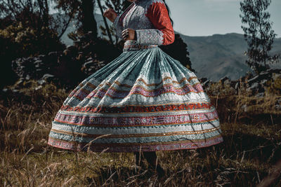 Traditional clothing colca canyon
