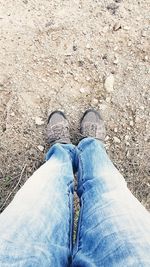 Low section of person standing on floor