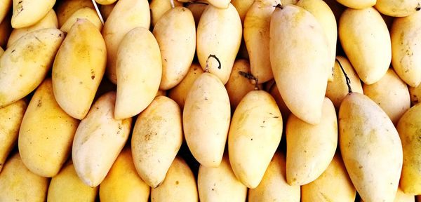 Full frame shot of fruits for sale at market