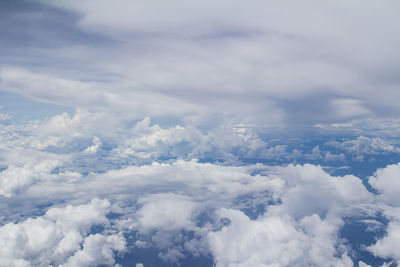 Low angle view of clouds in sky