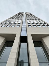 Low angle view of modern buildings against sky frankfurt skyline skyscrapers germany 