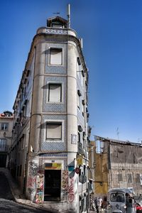 View of building against blue sky