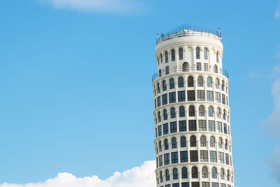 Low angle view of building against sky