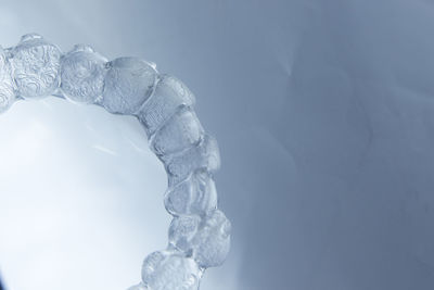 Close-up of ice crystals