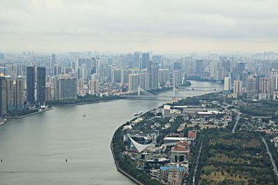 Cityscape against sky